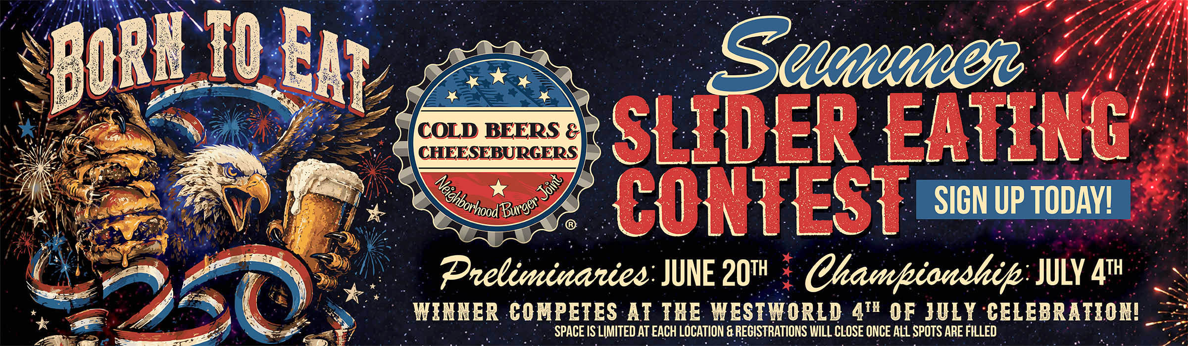 Slider Eating Contest
