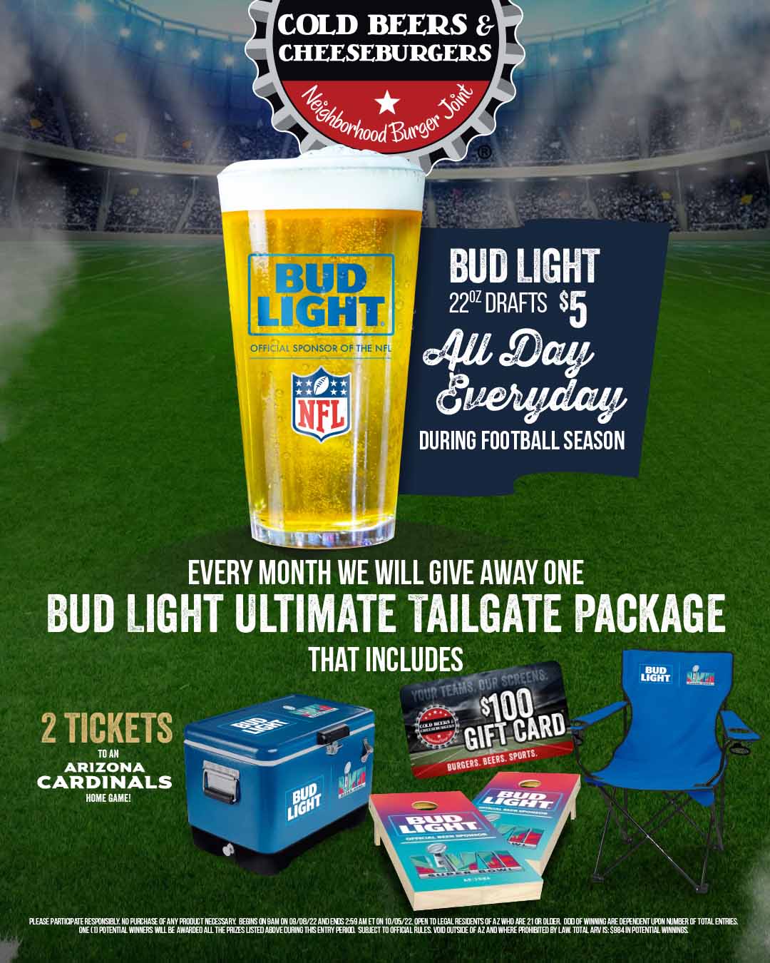 Bud Light Tailgate Giveaway