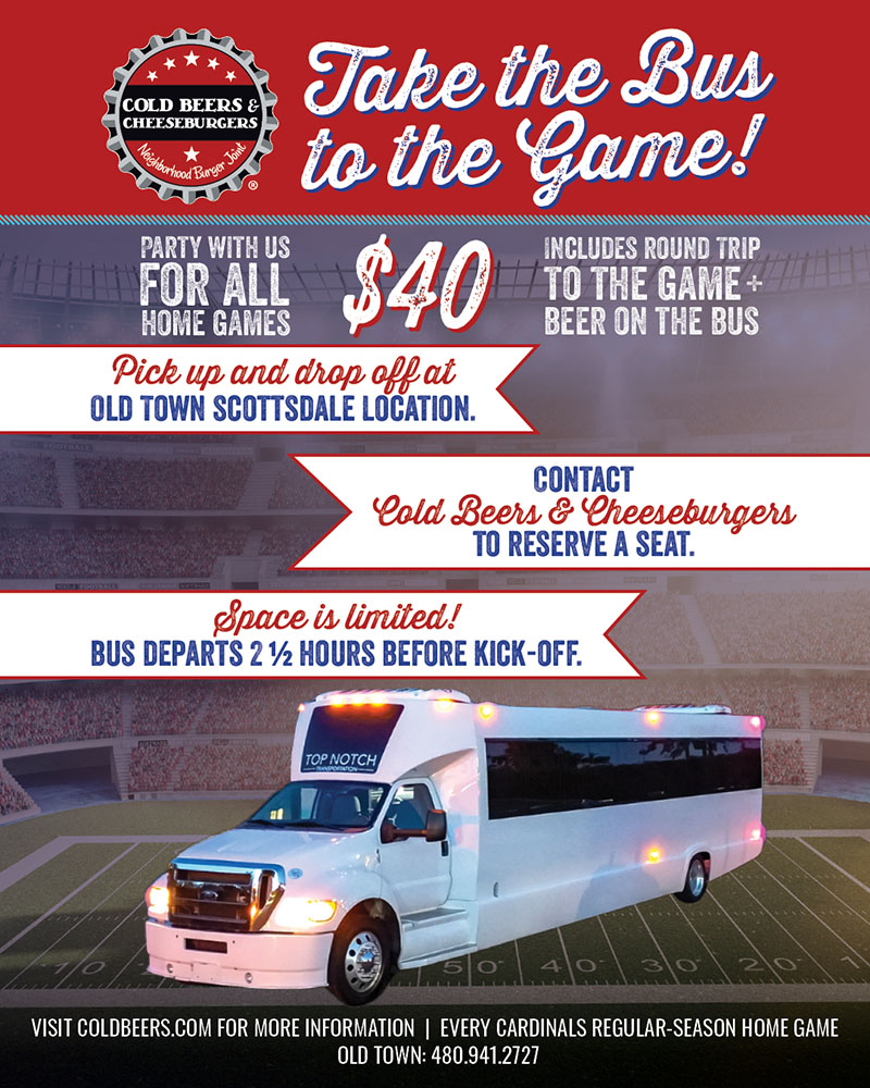 Cold Beers Cardinals Bus