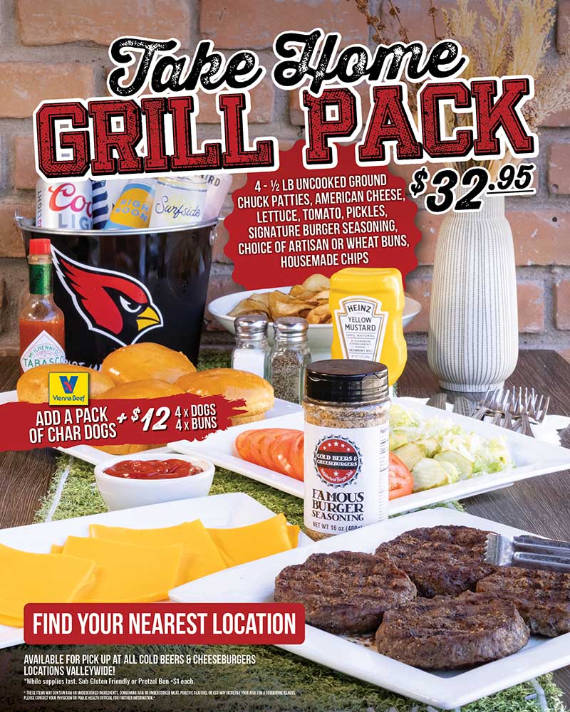 Daily Specials | Arizona Sports Bars | Cold Beers & Cheeseburgers