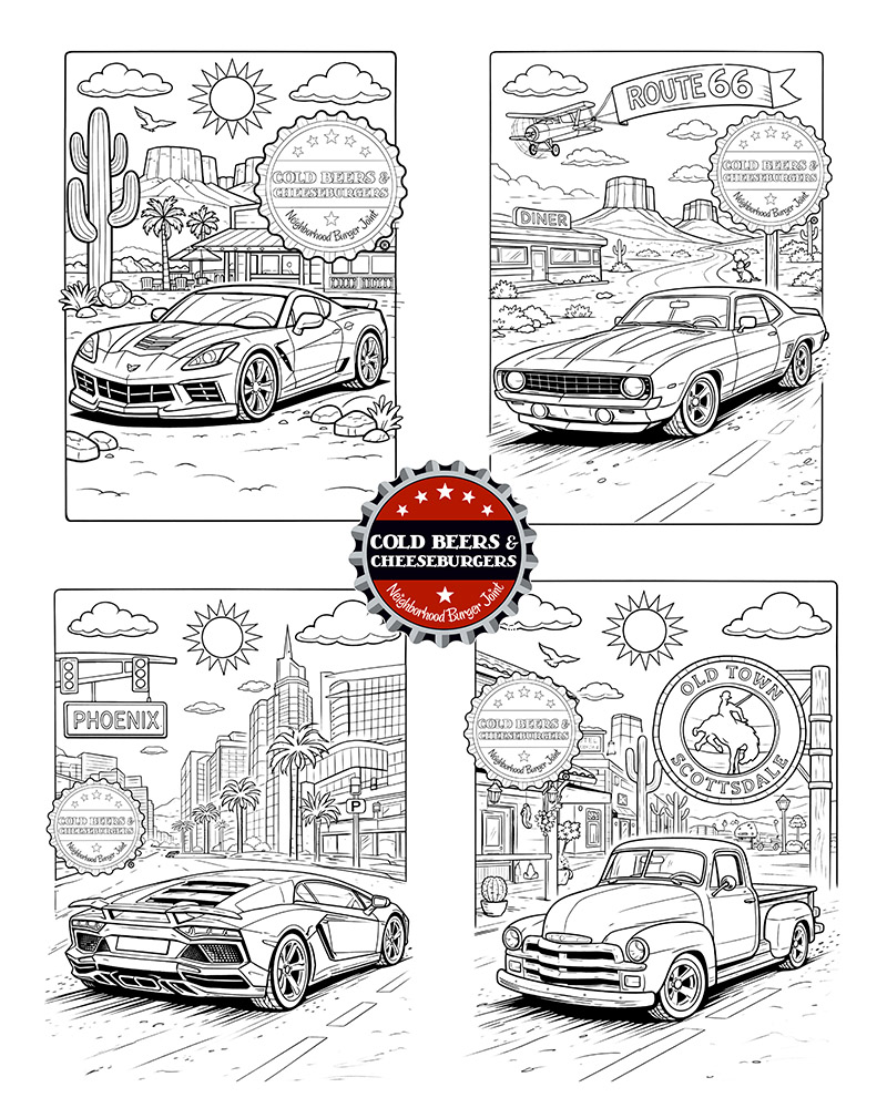 Cool Car Coloring Pages!