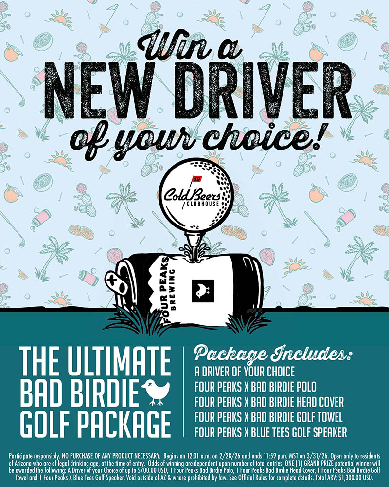 Four Peaks Bad Birdie Golf Package