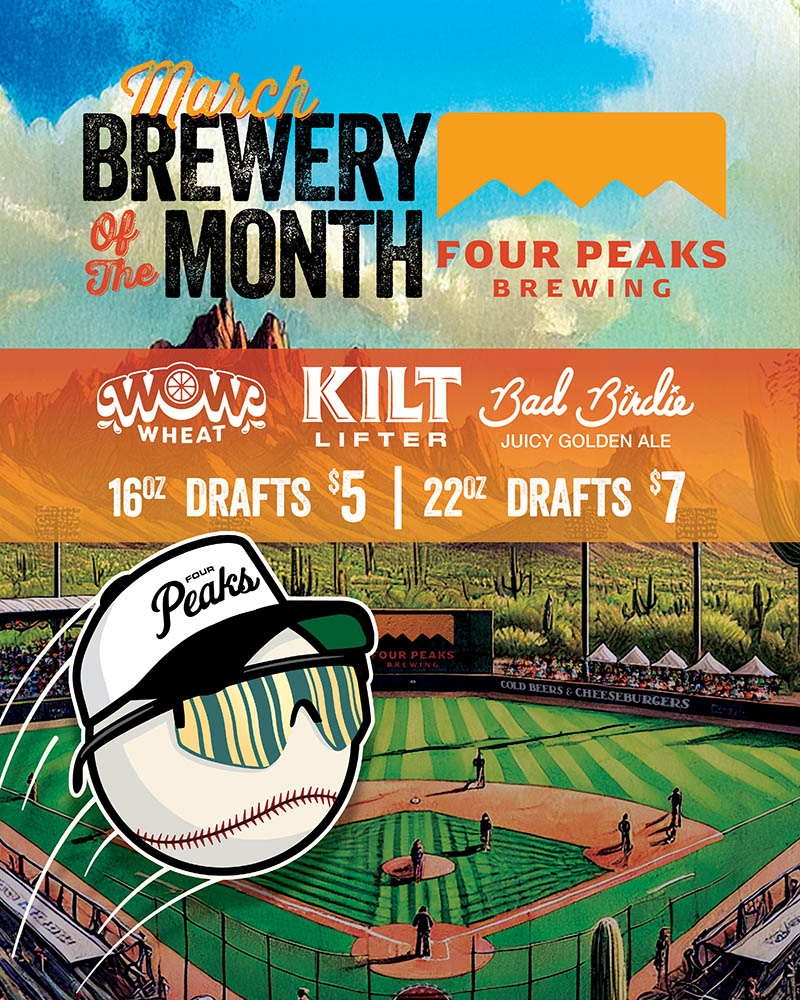 Four Peaks March 2026 Beer of the Month Arizona
