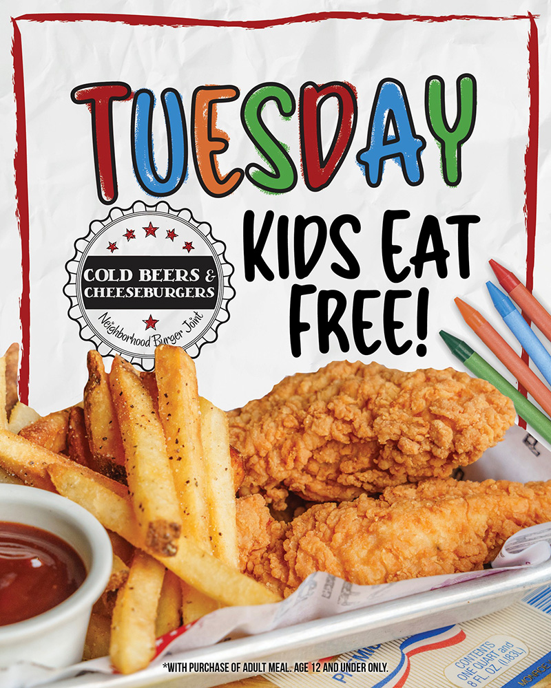 Kids Eat Free Tuesday