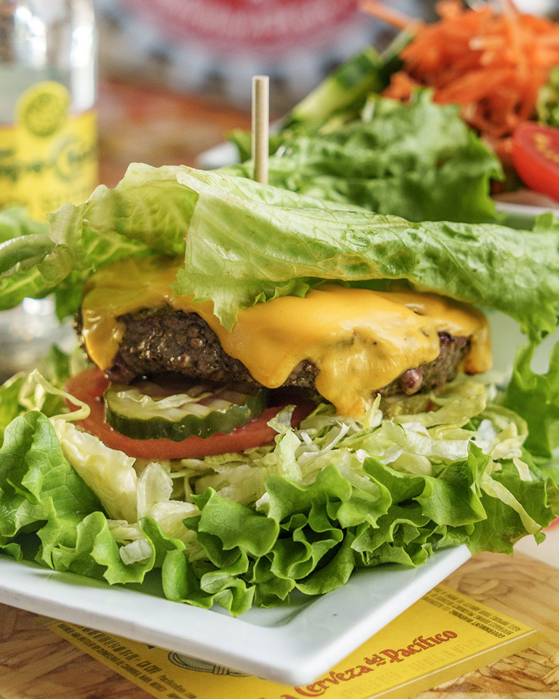 Lettuce Wrap Cheeseburger