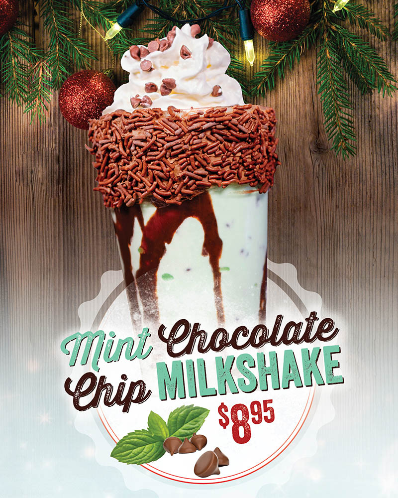 Mint Chocolate Chip Milkshake Arizona