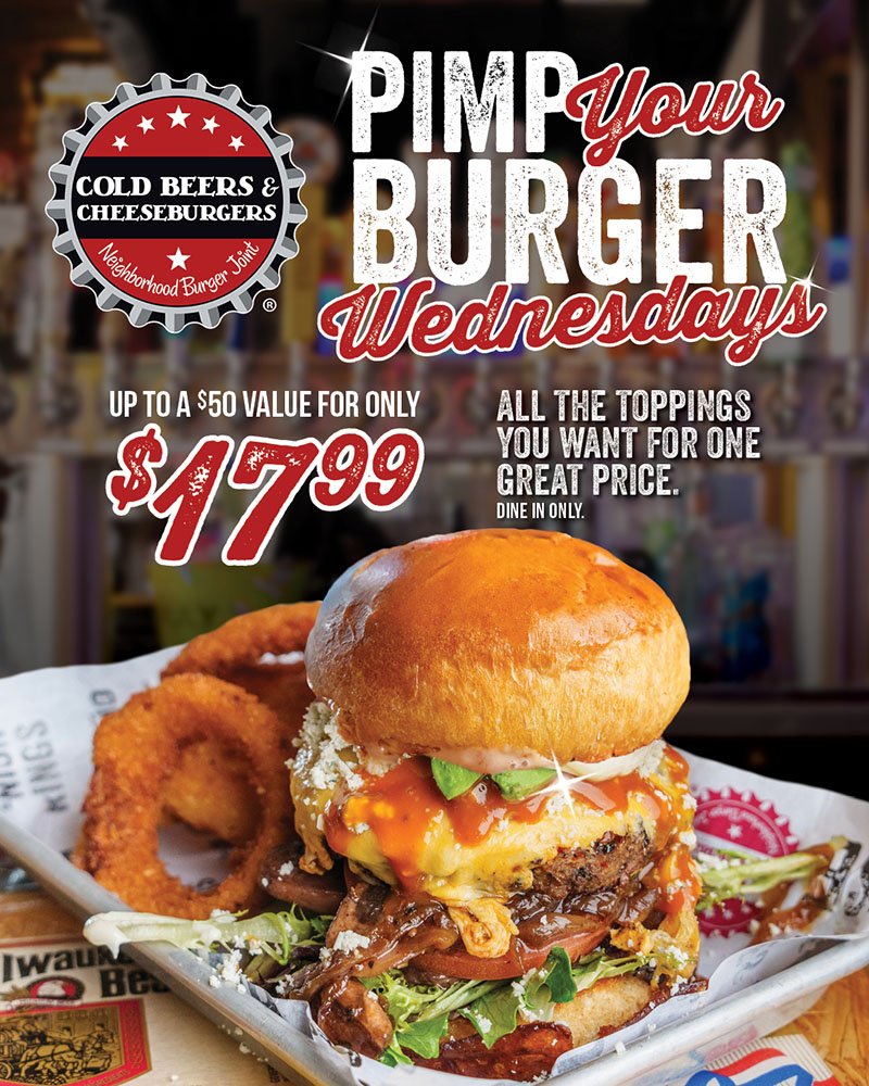 Pimp Your Burger at Cold Beers and Cheeseburgers
