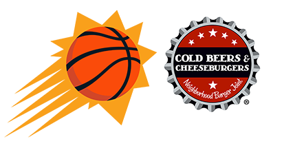 Phoenix Suns and Cold Beers & Cheeseburgers